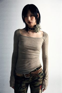 Fairy Grunge Back Print Top - Retro Y2K Fashion, 90s Style, Perfect for Y2K Outfits
