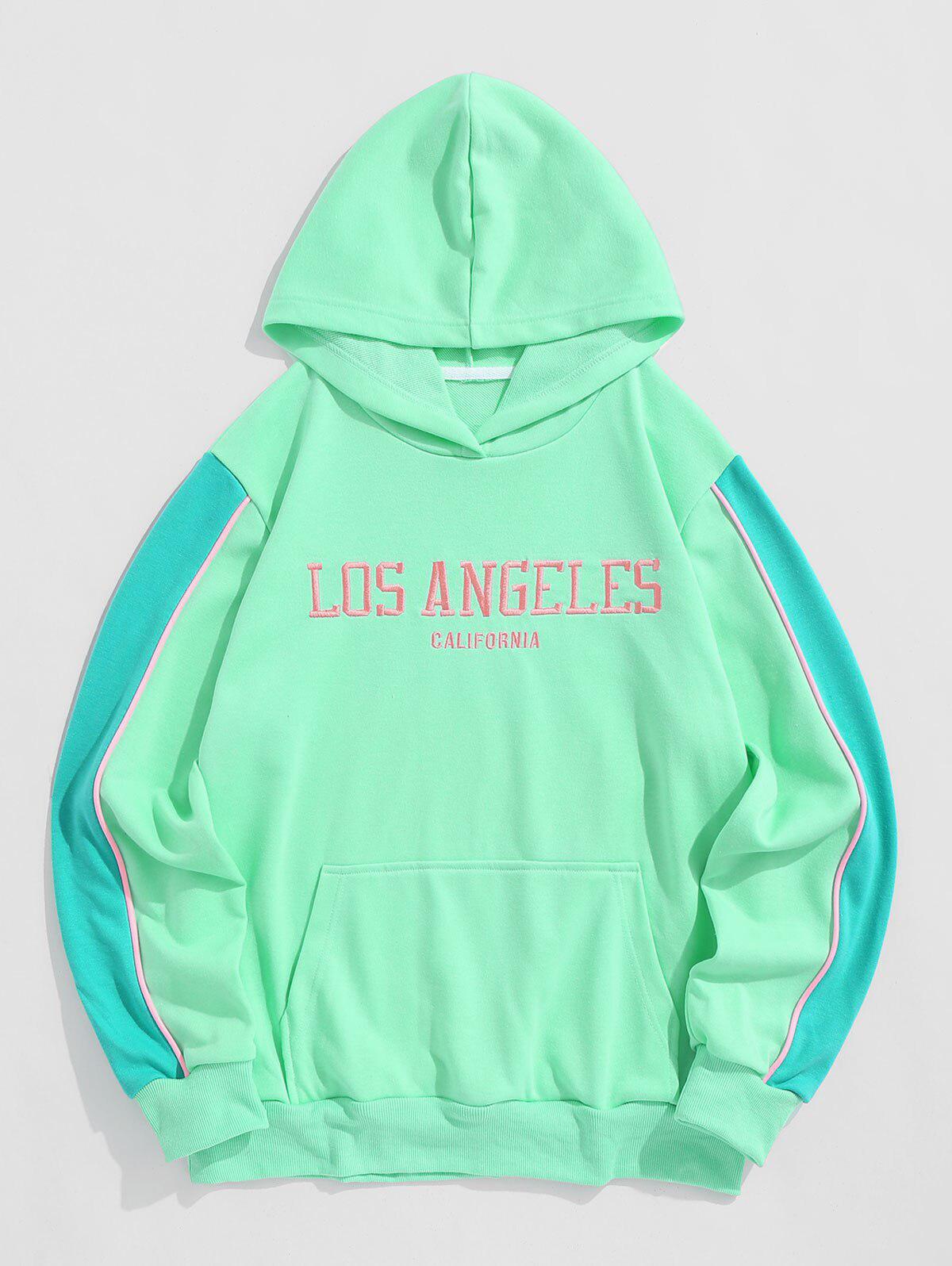 Los Angeles Retro Style Y2K Couple Hoodie - Perfect for 90s and Grunge Outfits