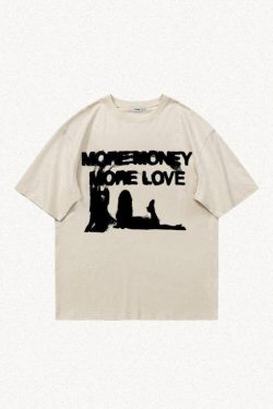 More Money More Love Tee - Retro Y2K Fashion, 90s Grunge Style, Perfect Summer Outfit