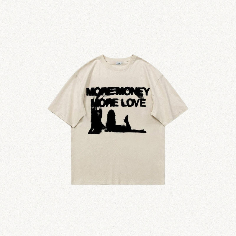 More Money More Love Tee - Retro Y2K Fashion, 90s Grunge Style, Perfect Summer Outfit
