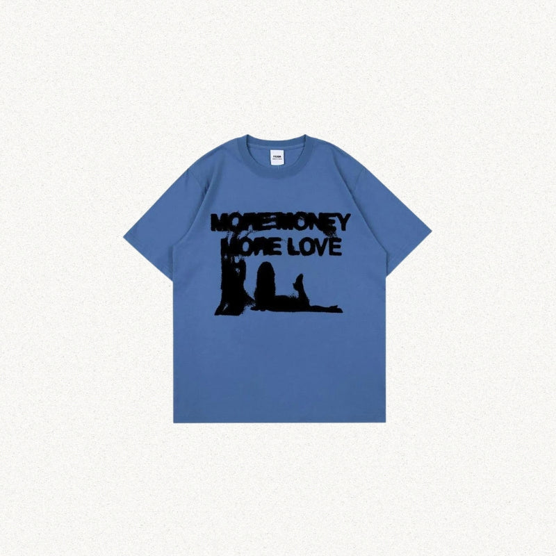 More Money More Love Tee - Retro Y2K Fashion, 90s Grunge Style, Perfect Summer Outfit