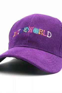 Retro Y2K Astroworld Hat - Perfect for 90s Fashion and Grunge Outfits