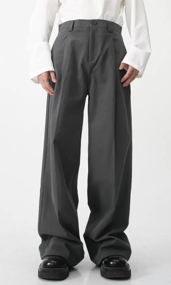 Y2K High Waist Baggy Pants - Retro 90s Grunge Style