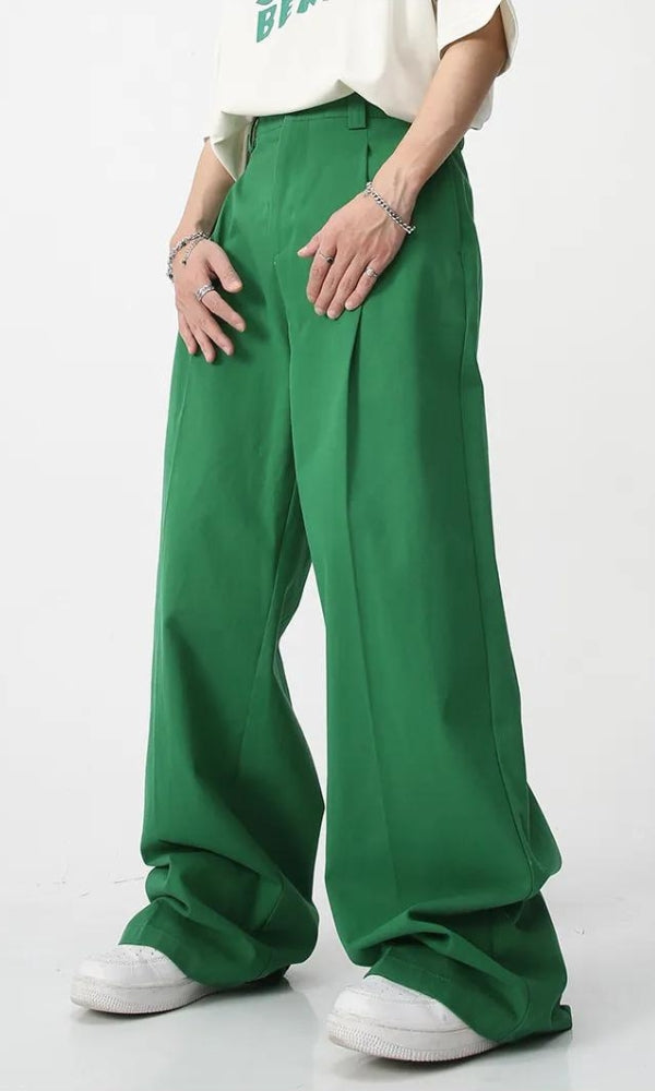 Y2K High Waist Baggy Pants - Retro 90s Grunge Style