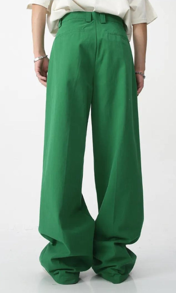 Y2K High Waist Baggy Pants - Retro 90s Grunge Style