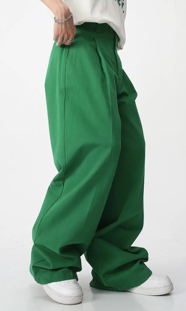Y2K High Waist Baggy Pants - Retro 90s Grunge Style