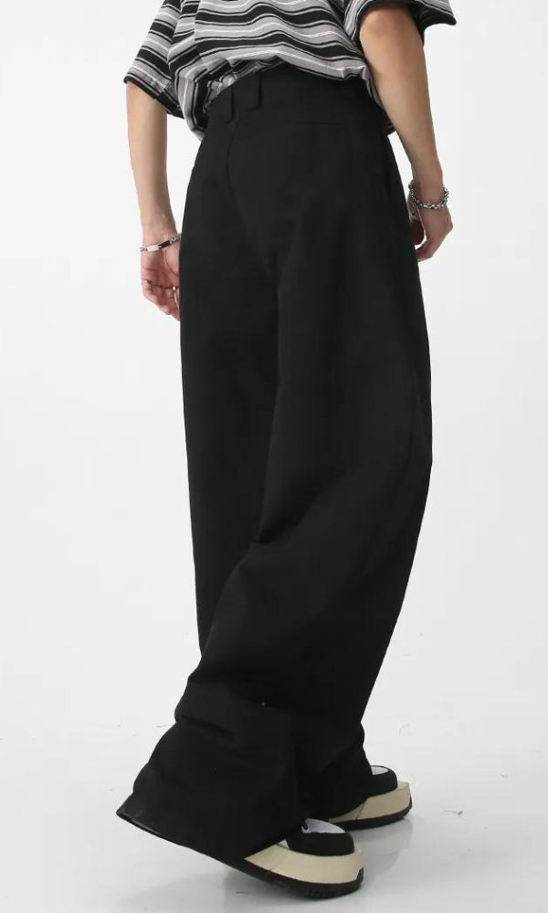 Y2K High Waist Baggy Pants - Retro 90s Grunge Style