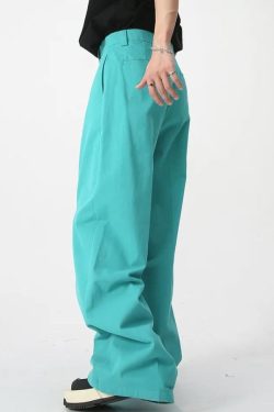 Y2K High Waist Baggy Pants - Retro 90s Grunge Style