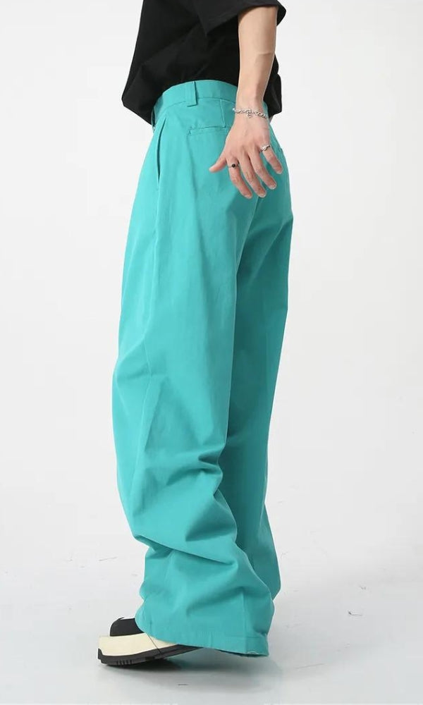 Y2K High Waist Baggy Pants - Retro 90s Grunge Style