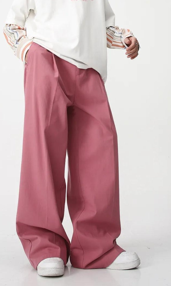 Y2K High Waist Baggy Pants - Retro 90s Grunge Style