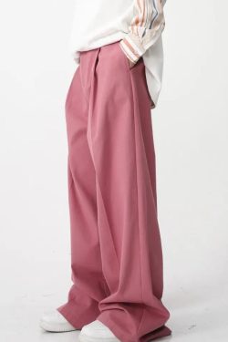 Y2K High Waist Baggy Pants - Retro 90s Grunge Style