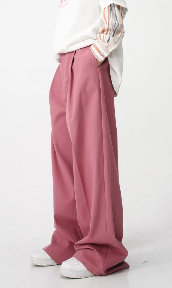 Y2K High Waist Baggy Pants - Retro 90s Grunge Style