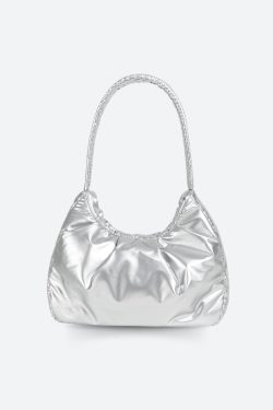 Y2K Retro Casualcore Ruched Shoulder Bag - Perfect for 90s and Grunge Outfits