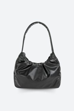 Y2K Retro Casualcore Ruched Shoulder Bag - Perfect for 90s and Grunge Outfits