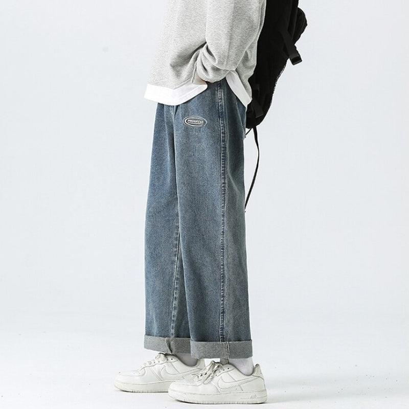 Y2K Retro Soft Boy Baggy Jeans - Perfect for 90s and Grunge Outfits