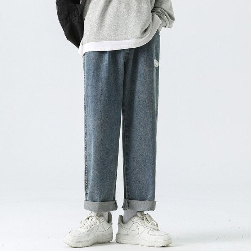 Y2K Retro Soft Boy Baggy Jeans - Perfect for 90s and Grunge Outfits