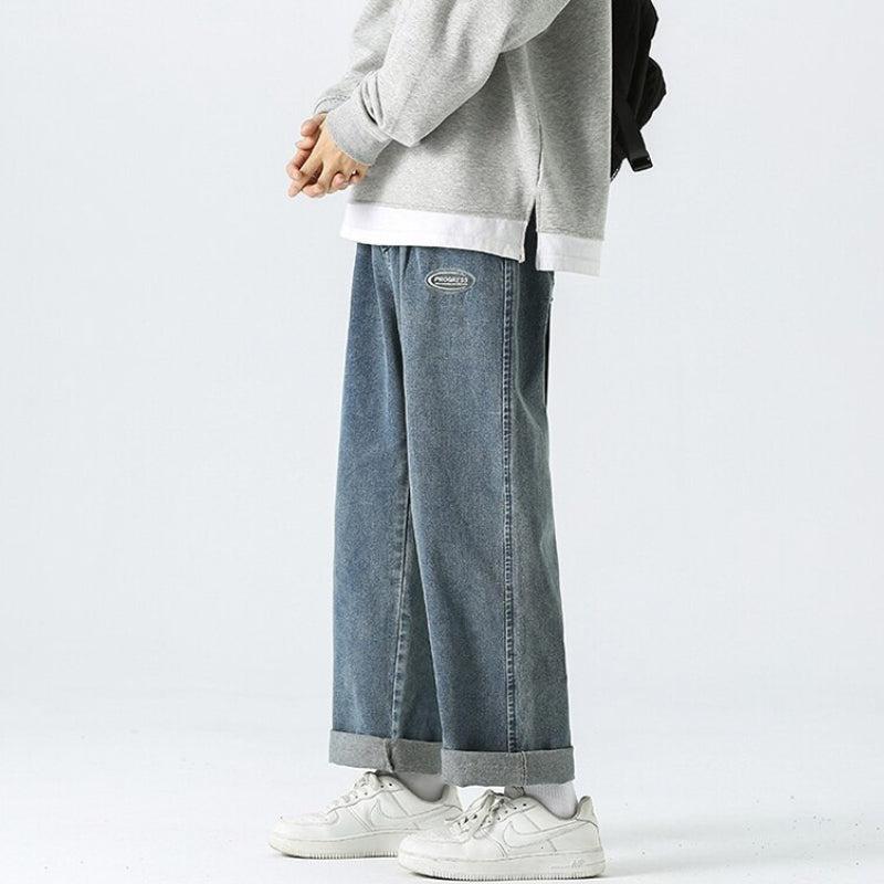 Y2K Retro Soft Boy Baggy Jeans - Perfect for 90s and Grunge Outfits