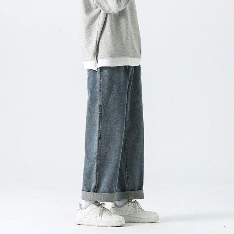 Y2K Retro Soft Boy Baggy Jeans - Perfect for 90s and Grunge Outfits