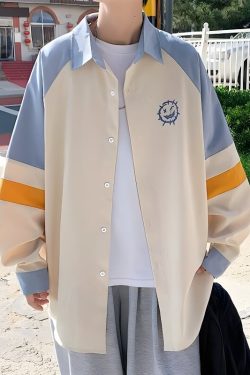 Y2K Retro Soft Boy Smiley Pastel Shirt - Perfect for 90s and Y2K Summer Outfits