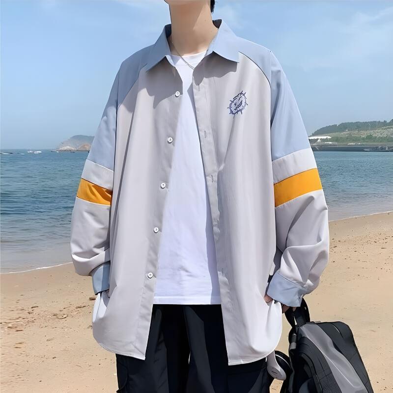 Y2K Retro Soft Boy Smiley Pastel Shirt - Perfect for 90s and Y2K Summer Outfits