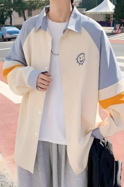 Y2K Retro Soft Boy Smiley Pastel Shirt - Perfect for 90s and Y2K Summer Outfits