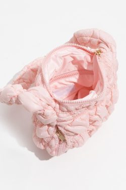 Y2K Retro Soft Girl Quilted Handbag - Perfect for 90s and Y2K Fashion Outfits