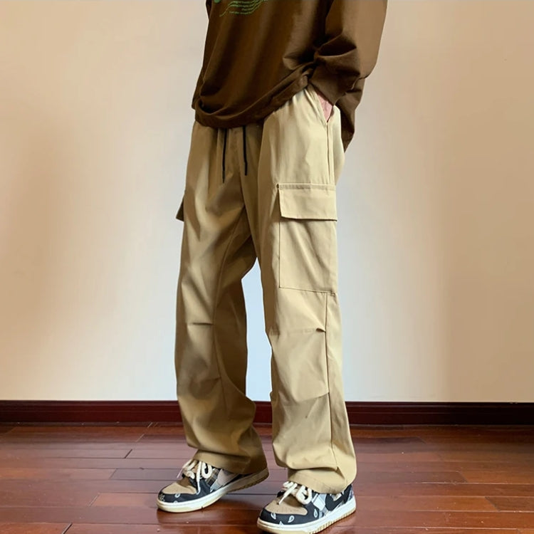 Y2K Retro Style Drawstring Cargo Parachute Pants - Perfect for 90s and Grunge Outfits