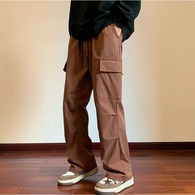 Y2K Retro Style Drawstring Cargo Parachute Pants - Perfect for 90s and Grunge Outfits