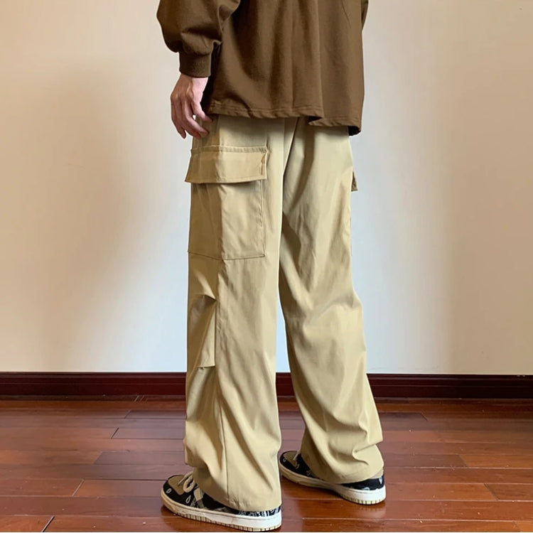Y2K Retro Style Drawstring Cargo Parachute Pants - Perfect for 90s and Grunge Outfits