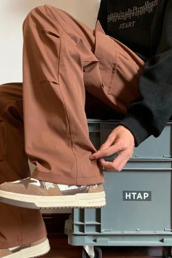Y2K Retro Style Drawstring Cargo Parachute Pants - Perfect for 90s and Grunge Outfits