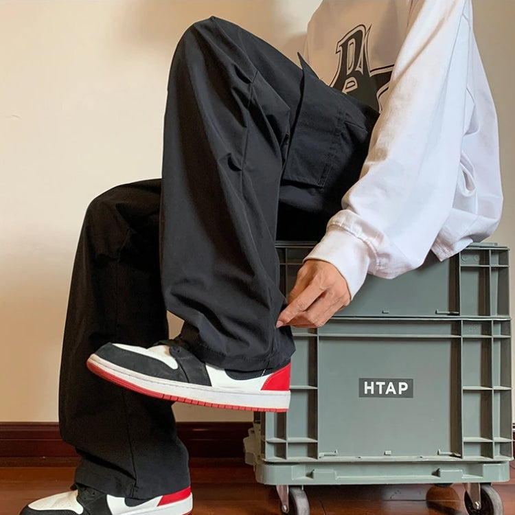 Y2K Retro Style Drawstring Cargo Parachute Pants - Perfect for 90s and Grunge Outfits