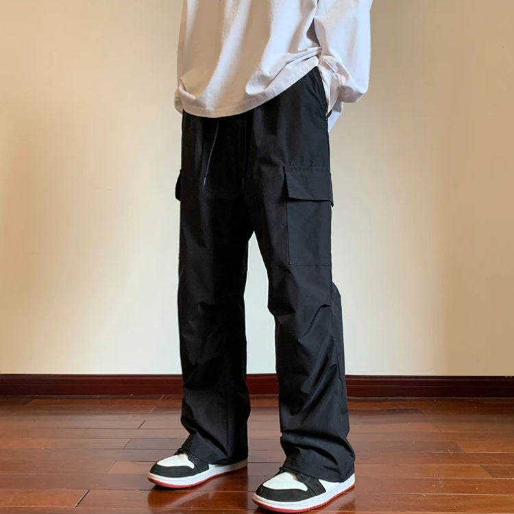 Y2K Retro Style Drawstring Cargo Parachute Pants - Perfect for 90s and Grunge Outfits