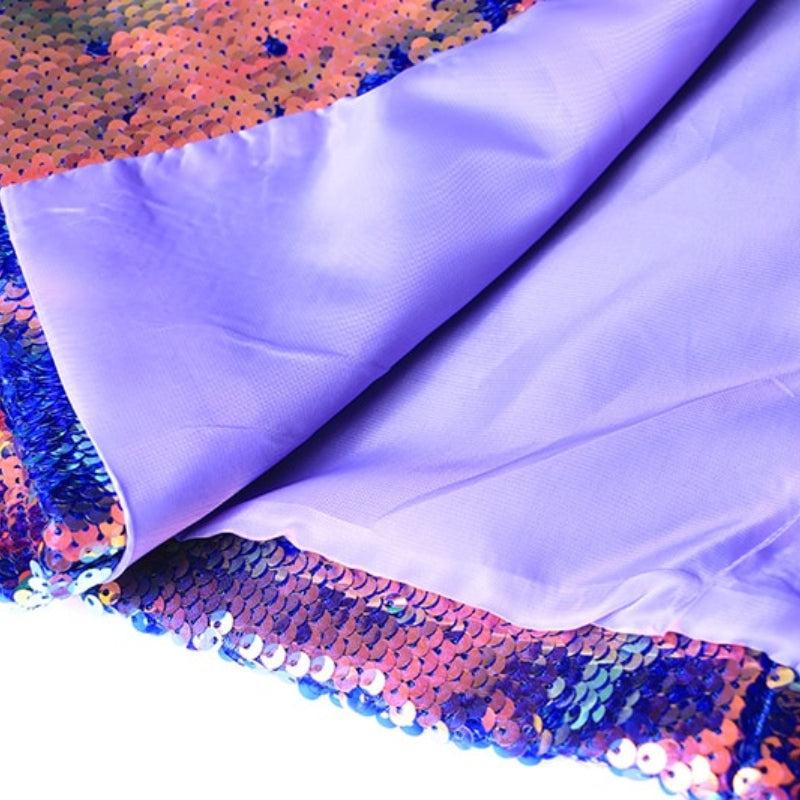Y2K Sequin Long Blazer - Retro Style Statement Jacket for Grunge & 90s Outfits