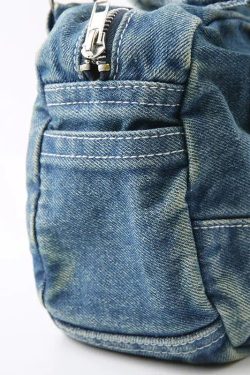 Y2K Star Denim Bag - Retro Style 90s Fashion Accessory for Y2K Outfits