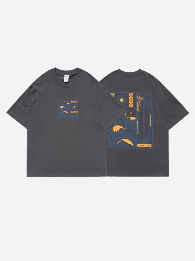 Y2K Summer Soft Boy Tee - Retro 90s Fashion Grunge Outfit