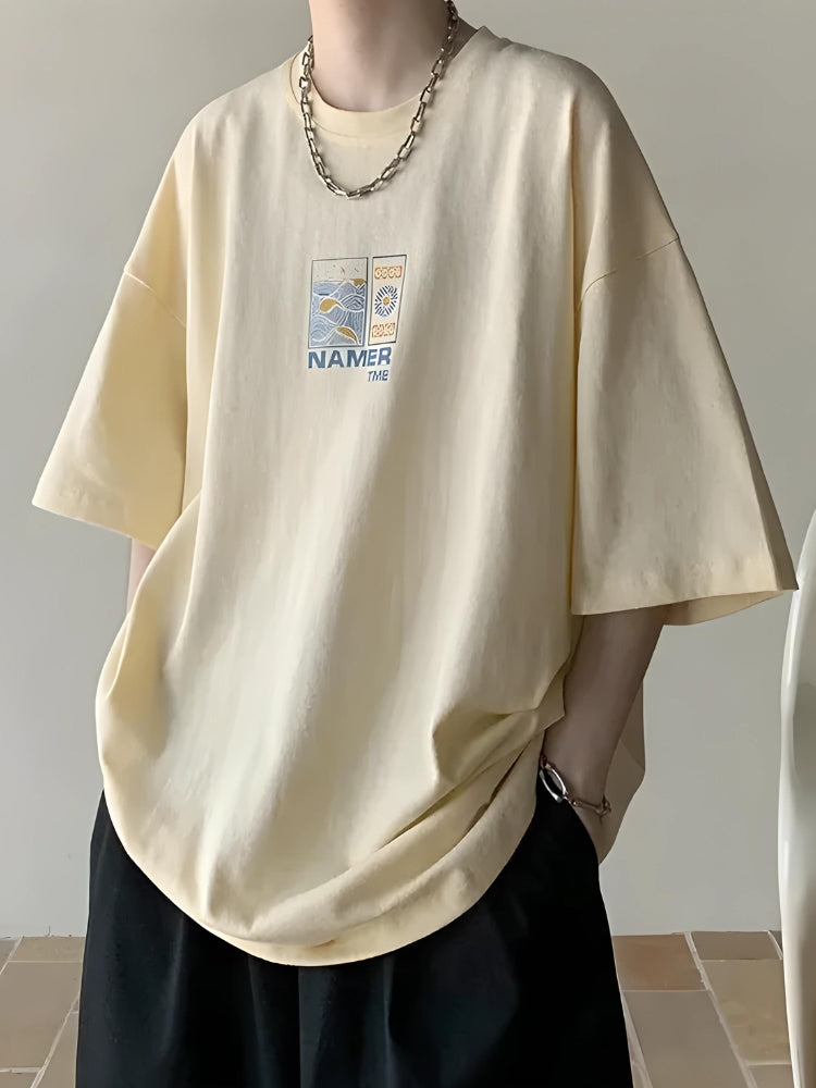 Y2K Summer Soft Boy Tee - Retro 90s Fashion Grunge Outfit