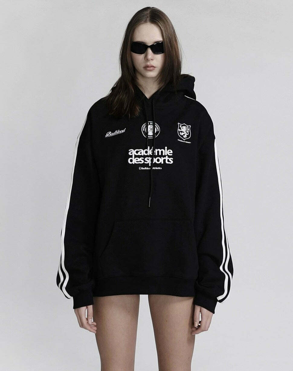 American Retro Embroidery Pure Cotton Hoodie - Y2K Fashion Aesthetic with Coquette and Grunge Style