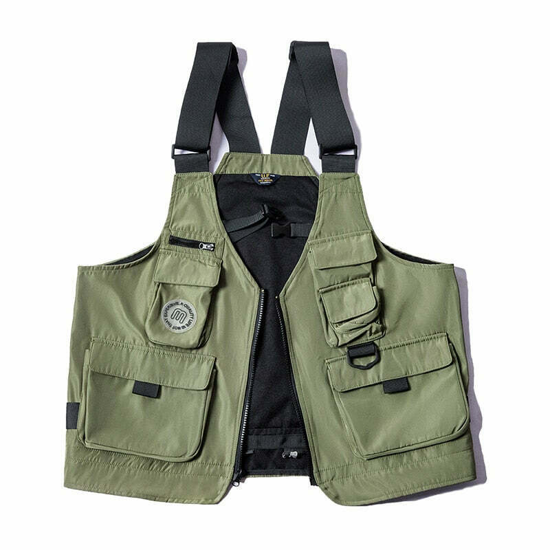 ant Convertible Utility Vest/Bag - Y2K Fashion, Coquette & Grunge Aesthetic