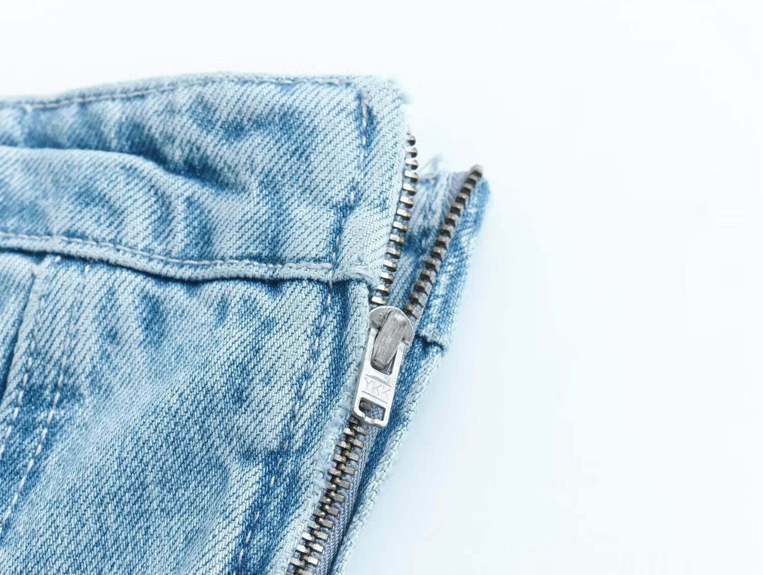 Blue Denim Dress: Y2K Fashion Statement with Coquette Aesthetic & Grunge Style