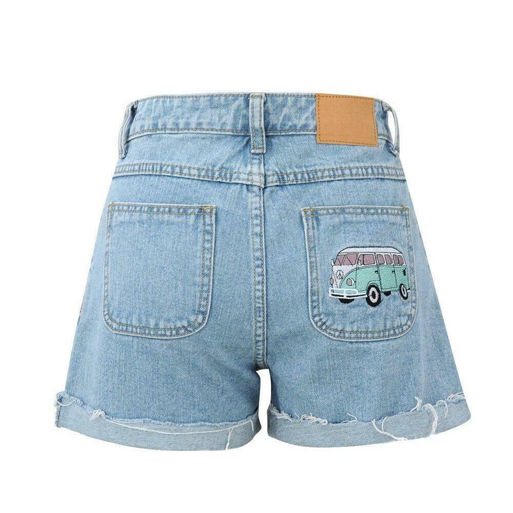California Dreamin' Embroidery Cargo Skirt - Y2K Aesthetic Women's Fashion
