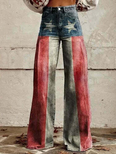 Casual Floral Wide Leg Pants - Y2K Fashion Coquette Aesthetic Grunge Style Cargo Skirt