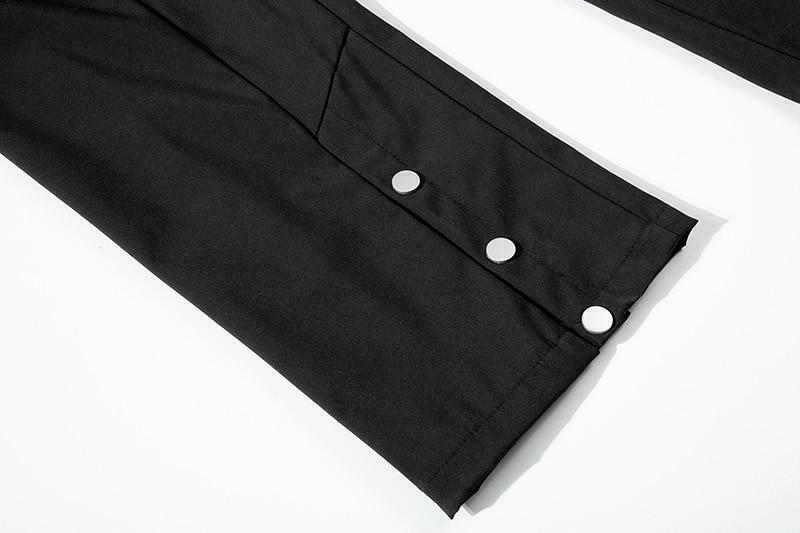 Casual Snap Button Cargo Pants for Women - Y2K Fashion with Coquette Aesthetic