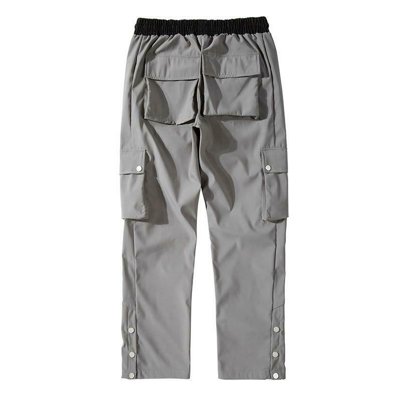 Casual Snap Button Cargo Pants for Women - Y2K Fashion with Coquette Aesthetic