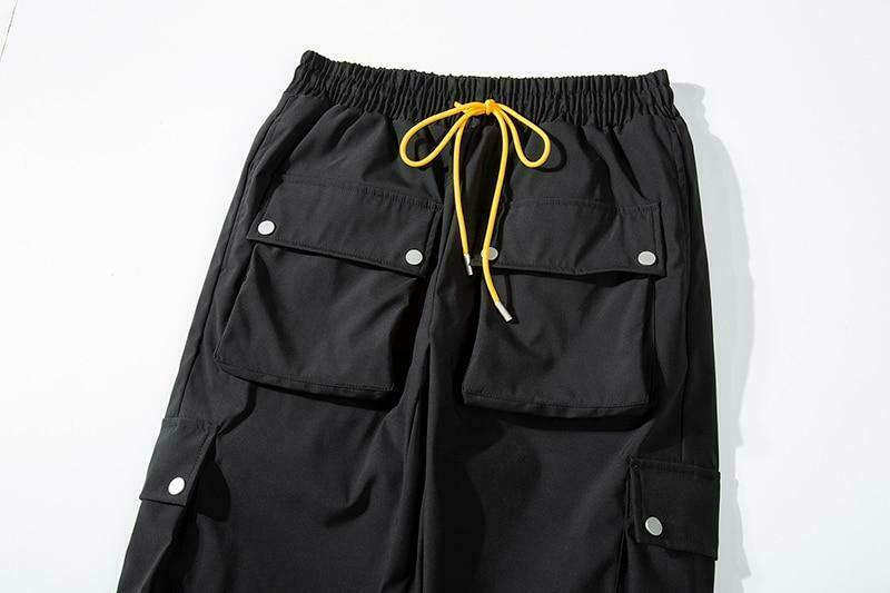 Casual Snap Button Cargo Pants for Women - Y2K Fashion with Coquette Aesthetic