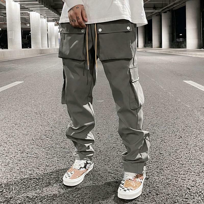 Casual Snap Button Cargo Pants for Women - Y2K Fashion with Coquette Aesthetic