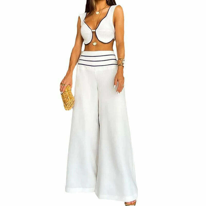 Casual Y2K Fashion: Coquette Aesthetic Cargo Skirt & Cute Tops Set