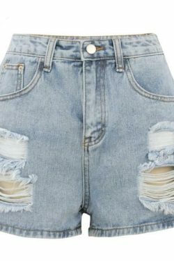 Chamomile Embroidered Denim Shorts - Y2K Coquette & Grunge Aesthetic