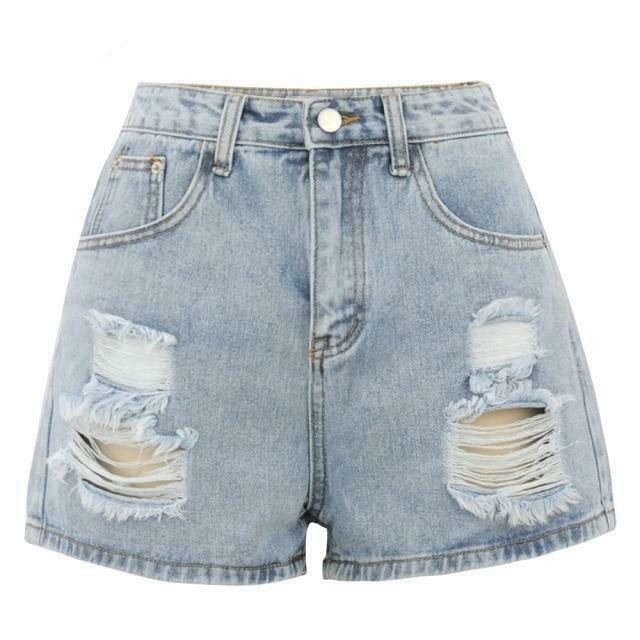 Chamomile Embroidered Denim Shorts - Y2K Coquette & Grunge Aesthetic