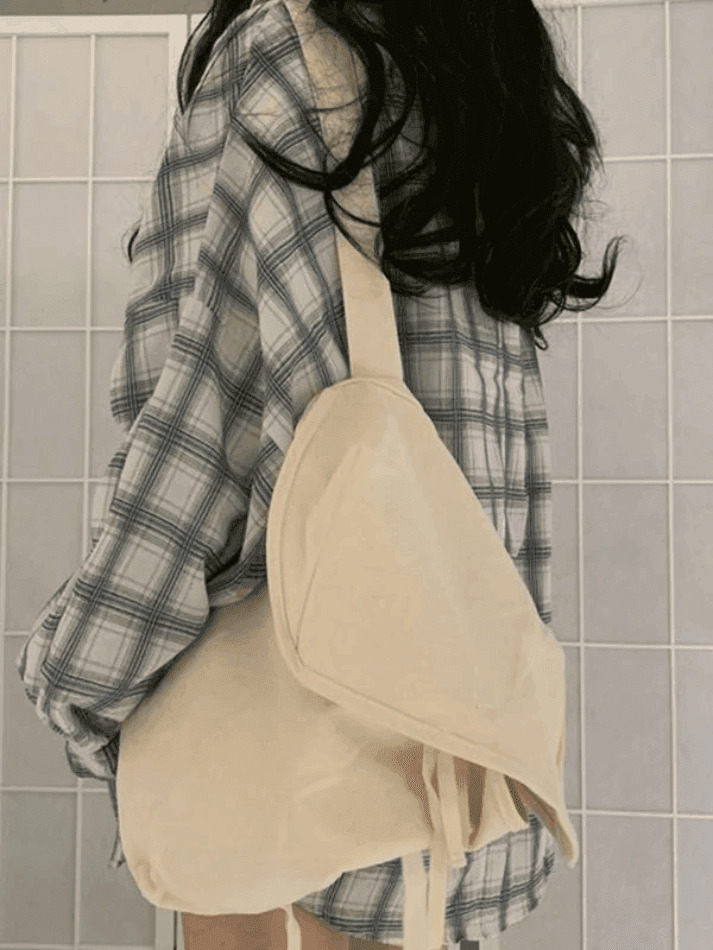 Checkered Puff Sleeve Button Blouse - Vintage Y2K Fashion with Coquette Aesthetic and Grunge Style