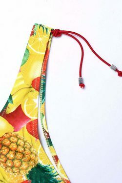 Colorful Hollow Out Tankini Top - Y2K Fashion Swimwear